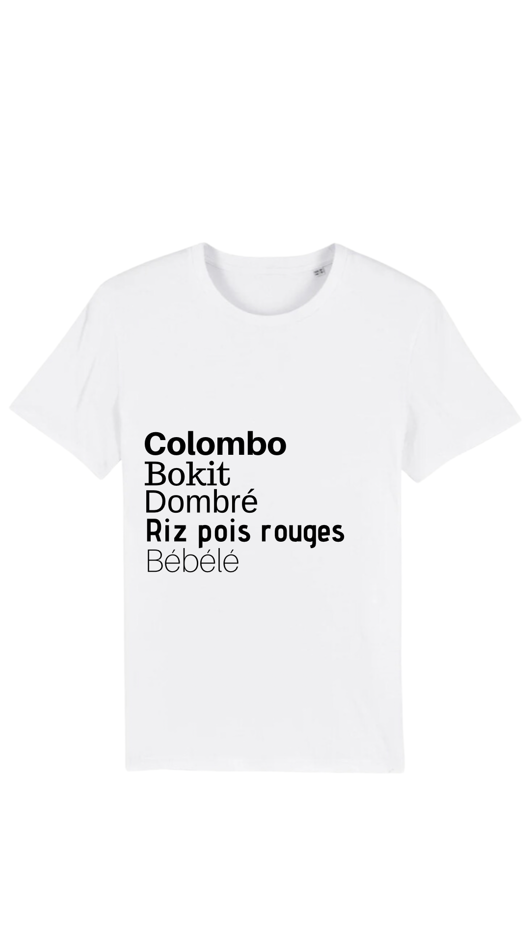 Tee-shirt Blanc Plats d’Antan